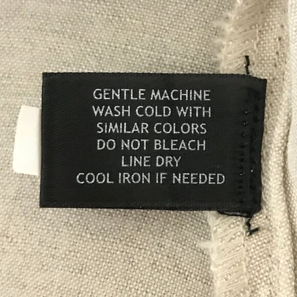 Boston Proper Women's Medium Beige Linen Blend Sleeveless Button Up Shirt - Picture 8 of 9